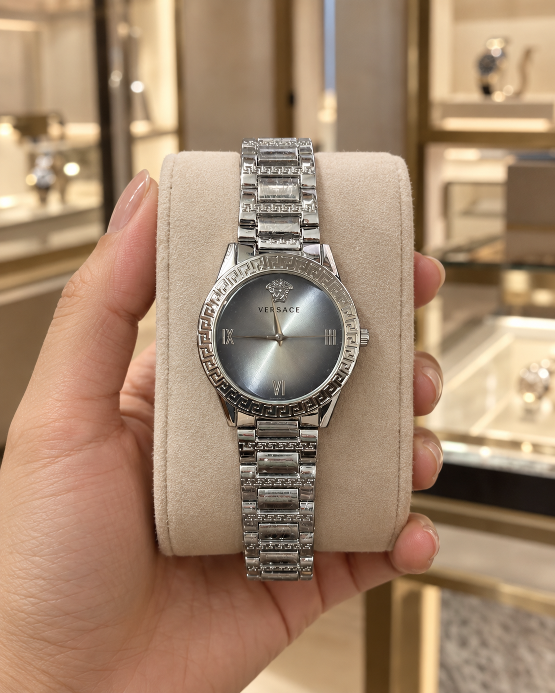 Ver-ace Greca Watch for Women Elegant Luxury Timepiece