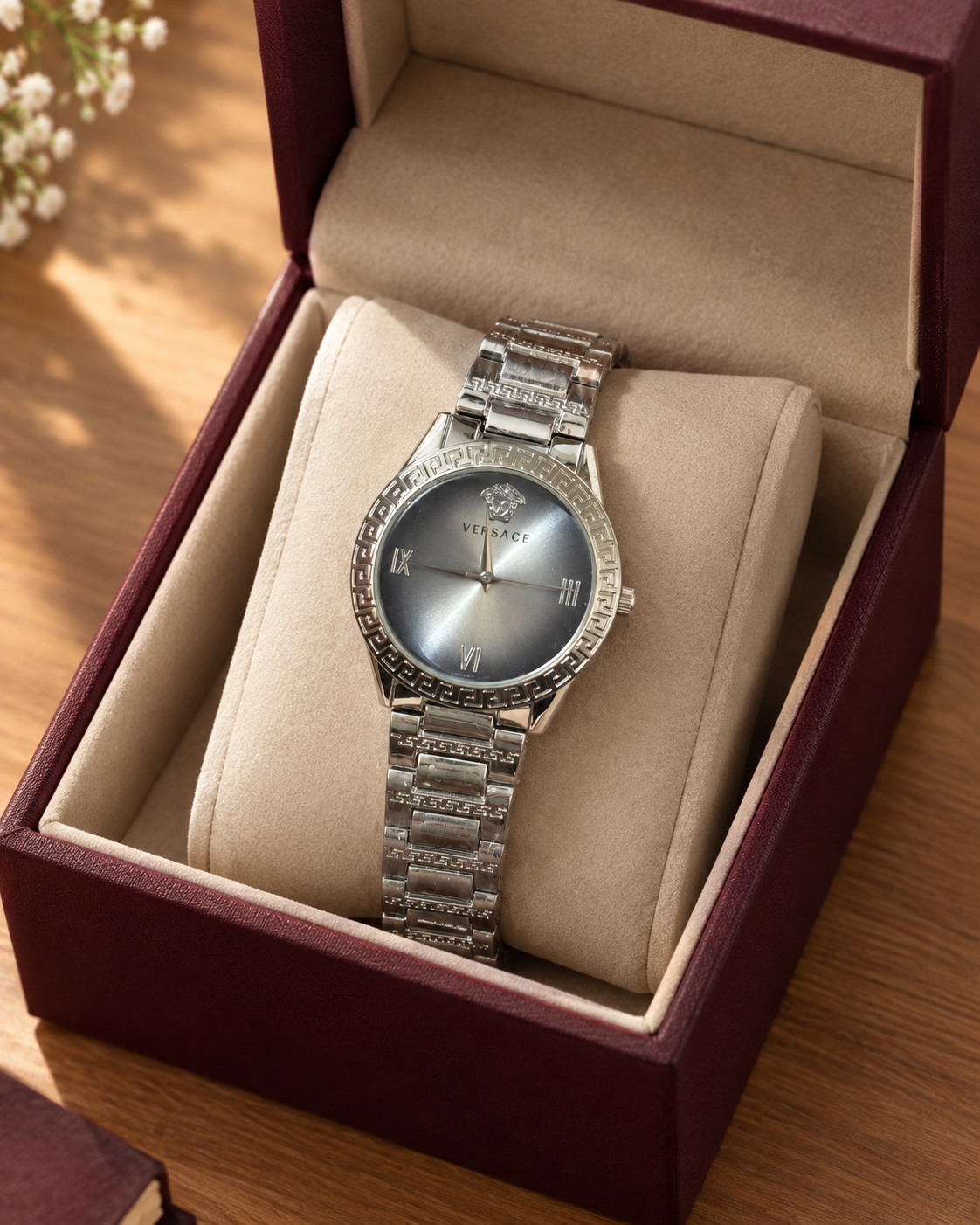 Ver-ace Greca Watch for Women Elegant Luxury Timepiece